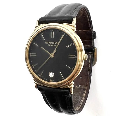 Raymond Weil Geneve 5531 Gold Plated Men's Watch, 31mm, New Battery - image 1 of 4