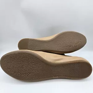 NEW Sam Edelman Flats LEATHER 7.5 Nude Beige - Picture 1 of 19