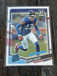 Jalin Hyatt 2023 Panini Optic #279 Rated Rookie New York Giants RC - Picture 1 of 2