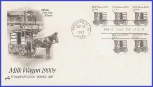 Vagón de leche USA5 #2253 Pl #1 U/A ARTCRAFT FDC PNC3 - Imagen 1 de 1