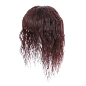 14" Curly Wavy Synthetic Hair Topper Toupee Clip In Hairpiece Top Wigs For Women - Picture 1 of 10