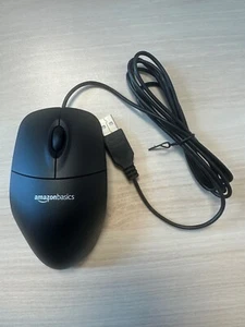 Amazon Basics USB Optical Mouse Black - Picture 1 of 1