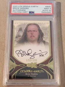 2022 CZX Middle Earth Bruce Hopkins Autograph 058/200 PSA 10 - Bild 1 von 2
