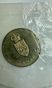 Brass Canada Commemorative coin confederation 1867 -1967 Sealed - Bild 1 von 5