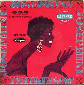 RARE JOSEPHINE PREMICE "HOLLYWOOD CALYPSO" 50'S EP VOGUE 7338 - Picture 1 of 2