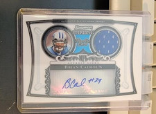 2006 Bowman Sterling Base Relics Refractor /199 Brian Calhoun #BS-BC Rookie RC