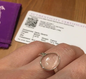 Size N to O 2.61ct  925 STERLING SILVER ARYONNA RING - Gemporia - Picture 1 of 7