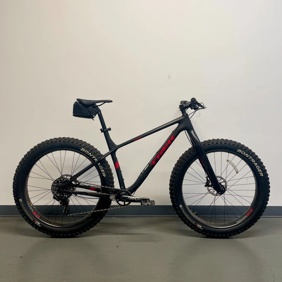 Trek Farley 9.8 Carbon Fat Bike XL 2016 21.5", humo de carbono mate, 27.5 x 3.8 Foto 1 de 4