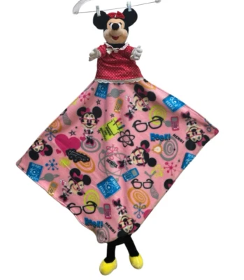 Disney Mickey Mouse Peluche Piernas de Bebé Manta Lovey Manta de Seguridad Rosa 51 x 41" Foto 1 de 4