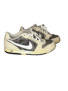 Nike Prestige braune gealterte geknackte Leder Canvas Schuhe Größe 9 - Bild 1 von 7