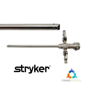 Stryker 747-031-550 5.8mm Cannula w/ 2 Rotating Stopcocks 6-1/8" - Picture 1 of 4