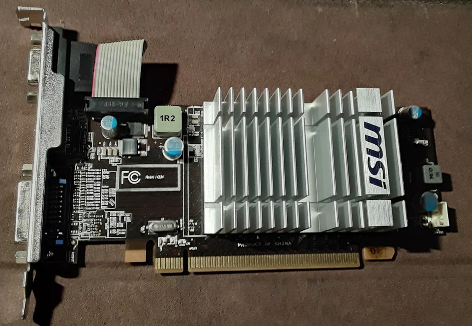 MSI ATI RADEON R5450-MD1GD3H/LP 1GB DDR3 VGA/HDMI/DVI PCI VIDEO CARD - Image 1 of 3