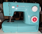 SINGER Simple Model 3223G Teal Sewing Machine With Accessories Tested Working
