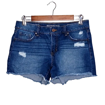 Pantalones cortos Sound Style Jamie Vintage Reunion mujer desgastados talla 0 elásticos Foto 1 de 4