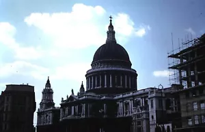 Vintage Slide, Apr 1955, St Paul's Cathedral, London, United Kingdom - Picture 1 of 1
