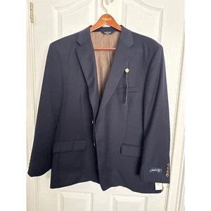 Giacca sportiva blazer lana Joseph & Feiss due bottoni vestibilità classica 50S-vendita al dettaglio $269,99 - Foto 1 di 7