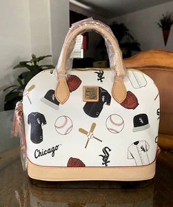 Dooney & Bourke MLB ~Chicago White Sox~ Zip Zip Satchel Bag NWT - Picture 1 of 6