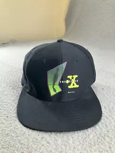 Vintage The X Files TV Show Promo Snapback Hat Cap Alien UFO Roswell Horror 90s - Picture 1 of 19
