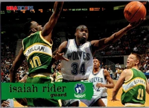 1995 Skybox Isaiah Rider Minnesota Timberwolves #98 - Picture 1 of 2