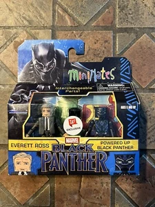 Minimates EVERETT ROSS & POWERED UP BLACK PANTHER MOVIE Walgreens MCU Avengers - Picture 1 of 1