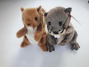 Tuercas y leñador Ty Beanie Babies - Imagen 1 de 11