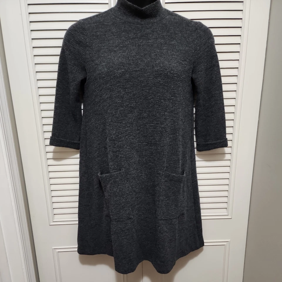 Vestido informal gris manga larga Everly para mujer talla L/GUC  Foto 1 de 4