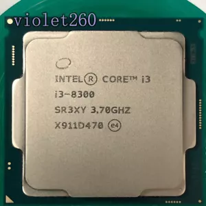 8Th Gen Intel Core i3-8300 LGA 1151 CPU Processor 3.7 GHz Quad-Core Quad-Thread - Picture 1 of 1