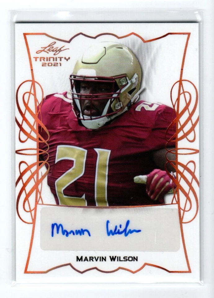 2021 Leaf Trinity Portrait AUTO #TPAMW1 Marvin Wilson - Image 1 of 1
