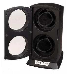 Dual Watch Winder  Automatic Economy Double  Tower Black New - Picture 1 of 10