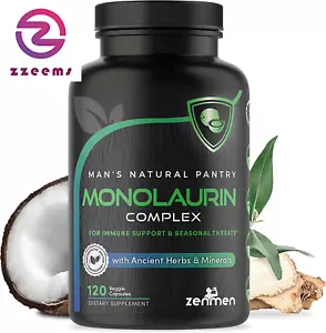 Integratori capsule monolaurina - supporto immunitario morso di zecca - acido laurico, astrag - Foto 1 di 12
