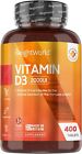 Vitamin D3 2000 IU - 400 Tablets (Over A Year Supply) Natural Vitamin D