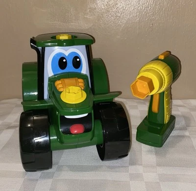Tomy John Deere Build-a-Buddy Tractor and Screwdriver STEM Toy - Image 1 of 4