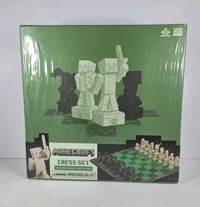 MINECRAFT Overworld Heroes Vs Hostile Mobs Chessboard Set - NEW SEALED - Picture 1 of 6