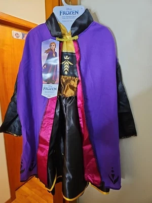 Disney Anna Frozen 2 Princess Kids Dress Costume Size 4-6X  - Image 1 of 4