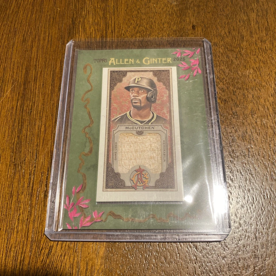 2025 Topps Allen & Ginter — ANDREW McCUTCHEN #MFR-AMC мини-реликвия в рамке пираты - Изображение 1 из 2