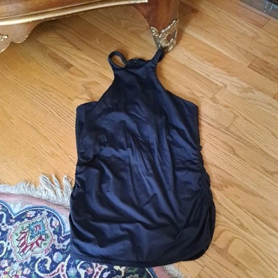 VIMMIA NEGRO CUELLO ALTO, CAMISETA SIN MANGAS ESPALDA DEPORTIVA, TALLA PEQUEÑA Foto 1 de 4