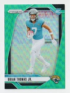 2024 Panini Prizm #314 Brian Thomas Jr. Green Prizm Rookie RC Jaguars - Picture 1 of 2
