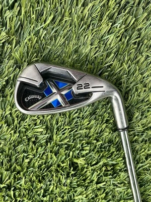 Hierro único diestro Callaway X-22 8 de fábrica True Temper acero Uniflex R Flex 37" Foto 1 de 4