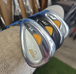 CLEVELAND CG14 3 WEDGE SET 52-56-60 WEDGE FLEX SHAFTS NEW LAMKIN CROSSLINE LH - Imagen 1 de 10