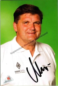 Original Autogramm Hans Meyer Mönchengladbach /// Autograph signiert sign 354385 - Bild 1 von 2