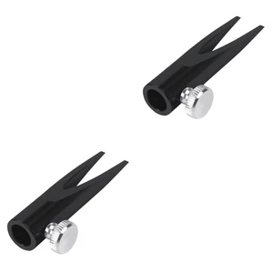 Paquete de 2 sacapuntas sacapuntas herramienta de cejas para niños sacapuntas pequeños de metal - Imagen 1 de 12