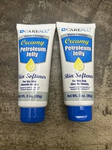 SET OF 2 Creamy Petroleum Jelly or Creamy Cocoa Butter Moisturizing, Hydrating - Picture 1 of 2
