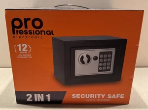 Security Safe for Home or Office Uses Keys or Password. Floor or Wall Mount. NEW - Picture 1 of 4