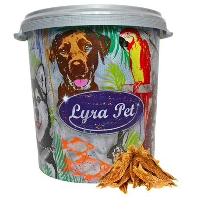 5 kg Hühnerbrustfilet getrocknet Hundefutter Kausnack Lyra Pet® in 30 L Tonne - Bild 1 von 4