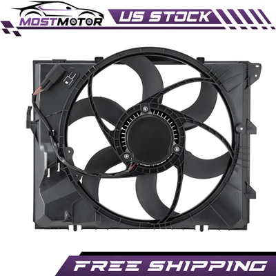 New Radiator Cooling Fan 621-195 For BMW 323i 325i 328i 330i 325xi 4 pins Engine - Image 1 of 4