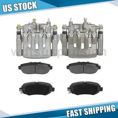 Front Brake Calipers and Ceramic Brake Pads for Lexus GS400 4.0L 1998-2000 - Image 1 of 4