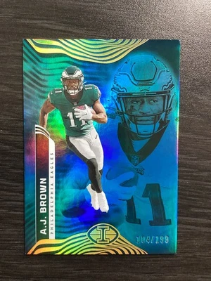 A.J. Brown 2022 Panini Illusions  Light Blue #81 104/199 Philadelphia Eagles - Image 1 of 2