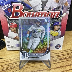 2025 Bowman Chrome Mega Box Junior Caminero Mojo Refractor #80 - Picture 1 of 2