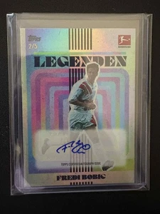 2023-24 Topps Lothar Matthäus Platinum Curated Bundesliga Fredi Bobic Auto /5 - Picture 1 of 1