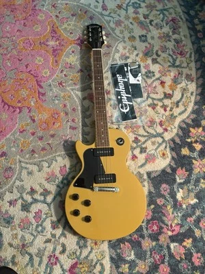 TV Epiphone Les Paul Special P90 amarilla para zurdos Foto 1 de 4